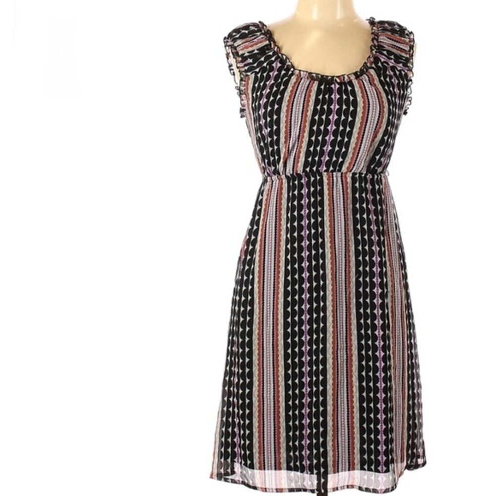 Multi pattern dot dress size XS